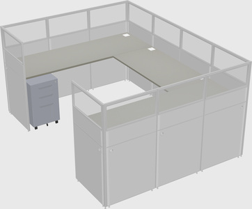 Cabine en u
