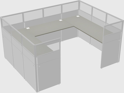 Cabine en u