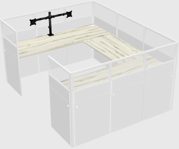 Cabine en u