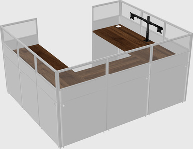 Cabine en u