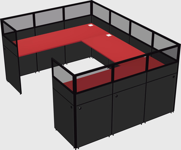 Cabine en u