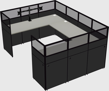 Cabine en u