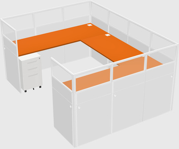 Cabine en u