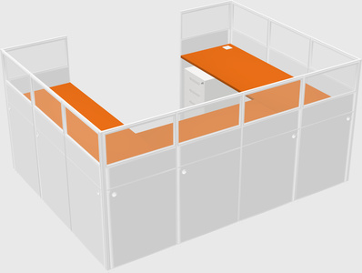 Cabine en u