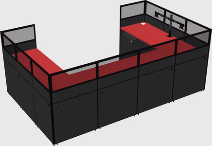 Cabine en u