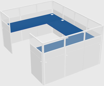Cabine en u