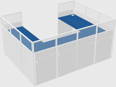 Cabine en u