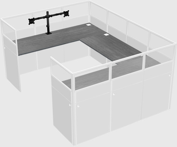 Cabine en u