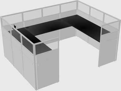 Cabine en u