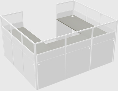 Cabine en u
