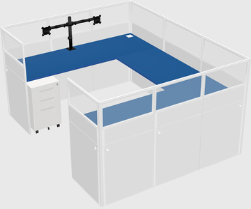 Cabine en u