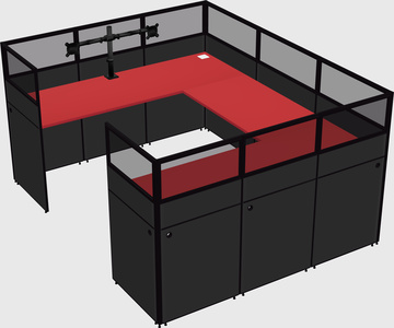 Cabine en u