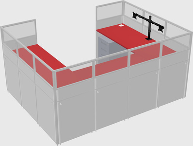 Cabine en u