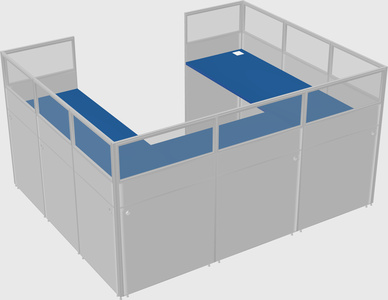 Cabine en u