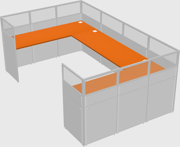 Cabine en u