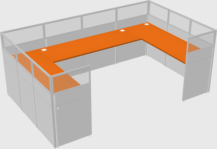 Cabine en u