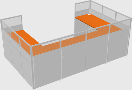 Cabine en u