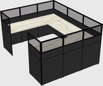 Cabine en u