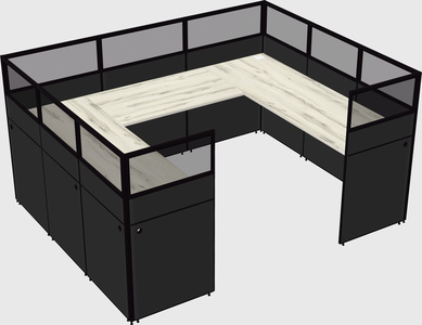 Cabine en u