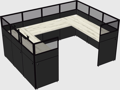 Cabine en u