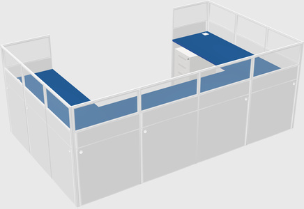 Cabine en u