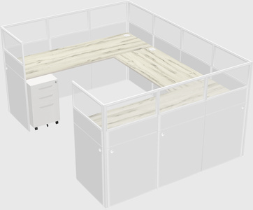 Cabine en u
