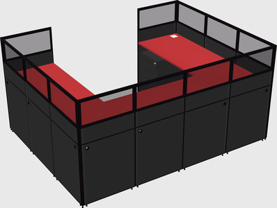 Cabine en u