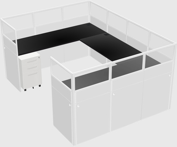Cabine en u