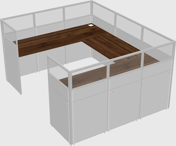 Cabine en u