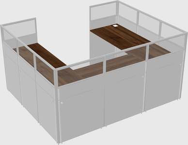 Cabine en u