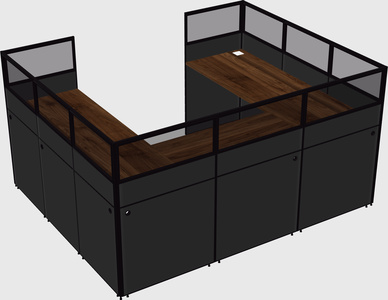 Cabine en u