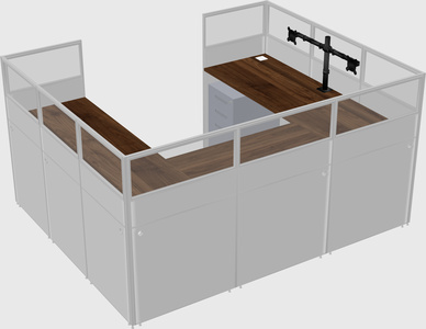 Cabine en u
