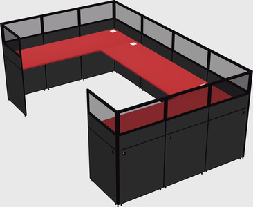 Cabine en u