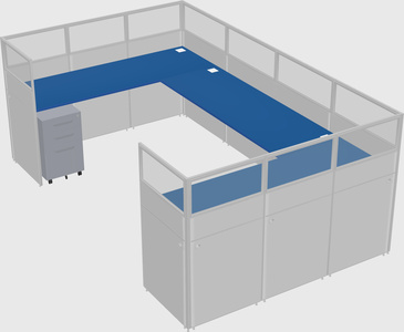 Cabine en u