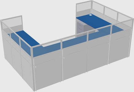 Cabine en u