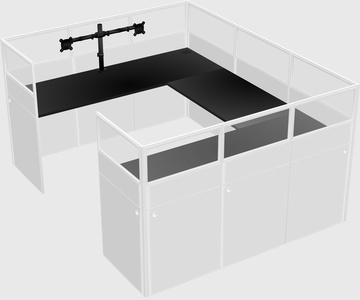 Cabine en u