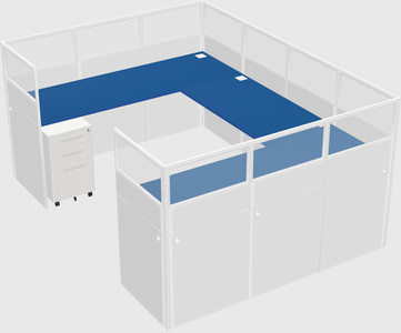 Cabine en u