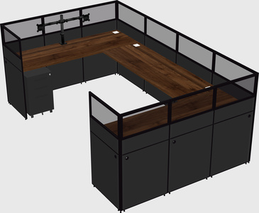 Cabine en u