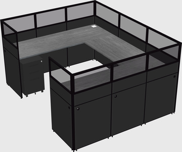 Cabine en u