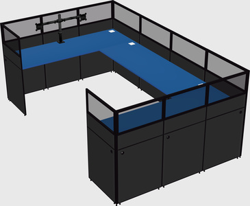 Cabine en u