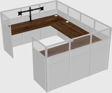 Cabine en u