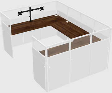 Cabine en u