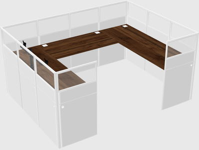 Cabine en u