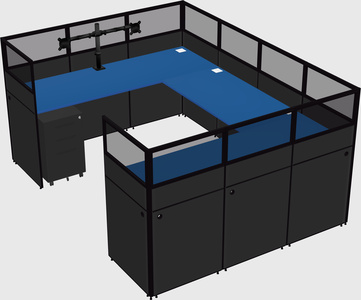Cabine en u