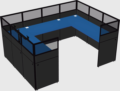 Cabine en u