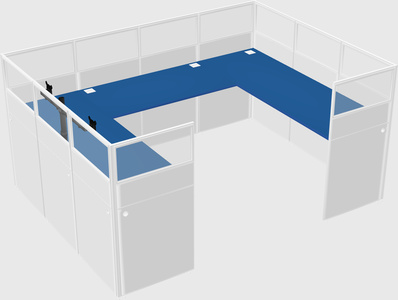 Cabine en u