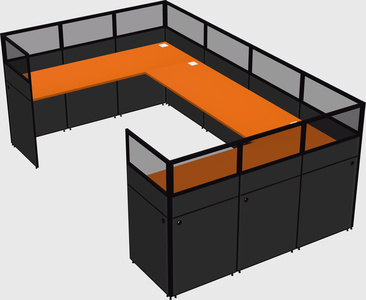 Cabine en u