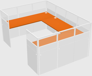 Cabine en u