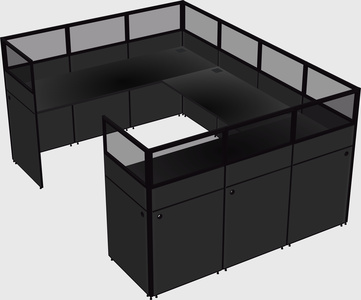 Cabine en u