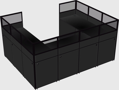 Cabine en u